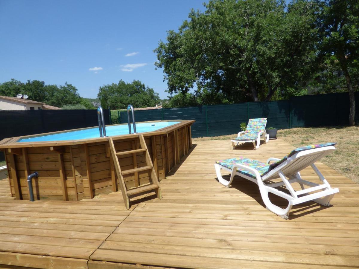 Les Locs Du Grazel Villa Ruoms Exterior photo
